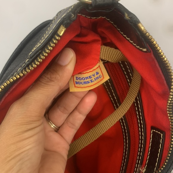 Dooney & Bourke Black Crossbody Bag with Gold Accents - Picture 9 of 10